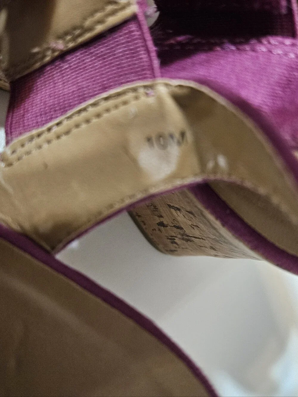 Maurices Women’s Braided Wedge Sandals in Berry Pink